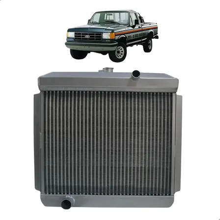 Radiador Tubular Ford F1000 F2000 F4000 Alumínio Mwm + Tampa