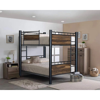 Litera Cama Matrimonial Luccia Base Colchon Con Escalera Litera Cama Matrimonial Luccia Base Colchon Con Escalera