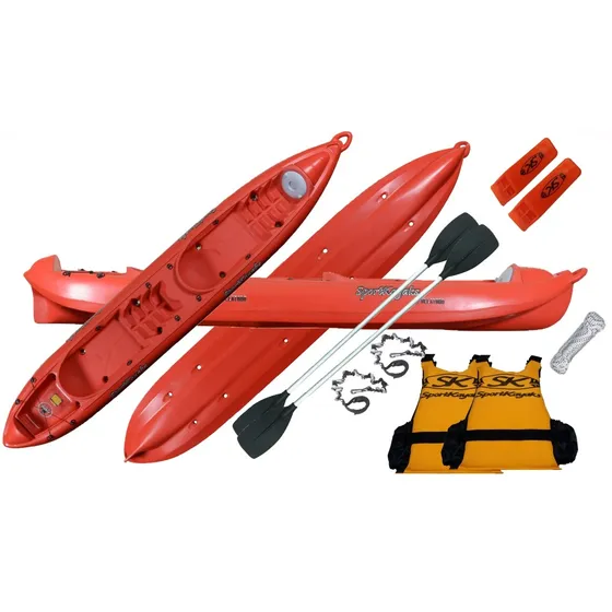 Kayak Doble Sportkayaks Sk2 Completo + Envio Rba Outdoor