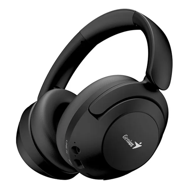 Auriculares Bluetooth 5.3 Headset Genius Hs-810bt Micrófono Color Negro