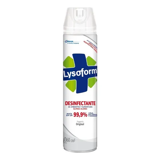 Lysoform limpiador original en aerosol 360ml