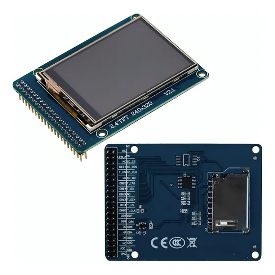 Display Arduino Touch 2.4 Tft, 240x320 V2.1 9341 Cartão Sd