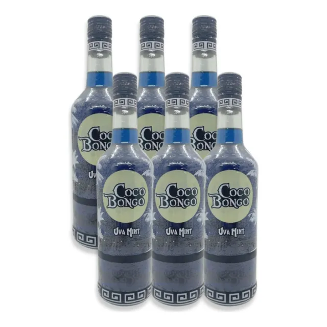 Ron Coco Bongo Uva Mint Licor Caja X6u 750ml 