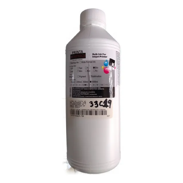 Litro Tinta Negra Compatible Con Brother Hp Canon Epson