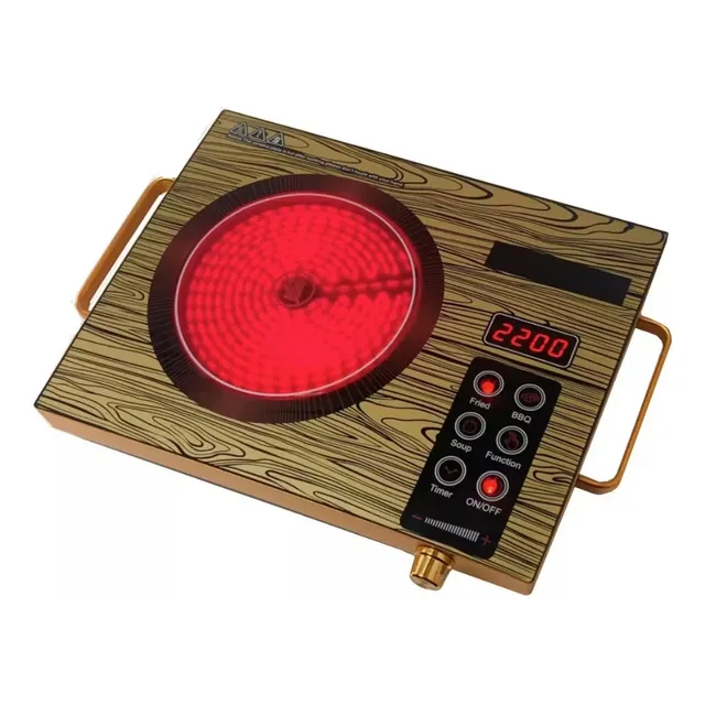 Cocina Electrica Infrarroja Digital Tope Vitroceramica 3500w