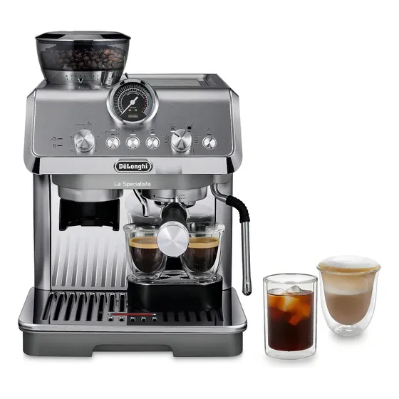 Maquina de Cafe De'Longhi EC9255M la Specialista Arte Evo color Plateado
