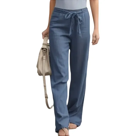Pantalón Casual Holgado Para Dama