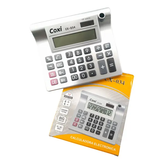 Calculadora Electronica Coxi Cx-034 12 Dígitos