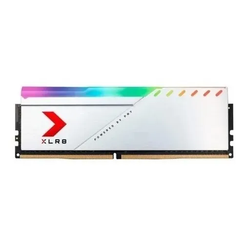 MEMORIA RAM XLR8 GAMING EPIC-X RGB COLOR WHITE 8GB DDR4 PNY