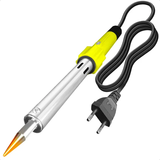 Ferro De Solda 220v Profissional Ponta Fina Lápis 100w Com Suporte Soldador