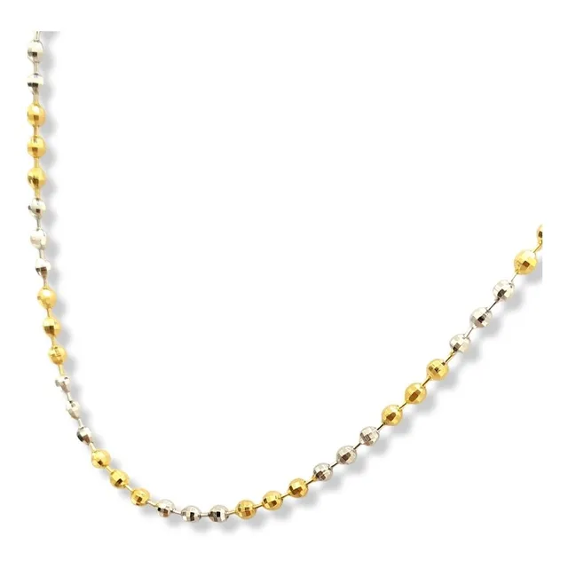 Cadena Collar De Oro Laminado De Brasil 45 Cm De Largo
