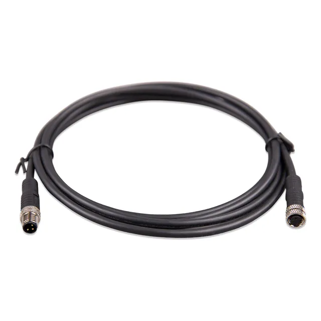 M8 Circular Connector Malefemale 3 Pole Cable 2m-2pcs