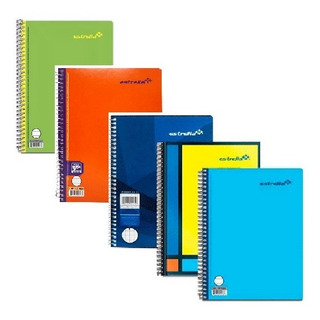 5 Libretas Forma Francesa Espiral 100 Hojas Rayado A Elegir 5 Libretas Forma Francesa Espiral 100 Hojas Rayado A Elegir