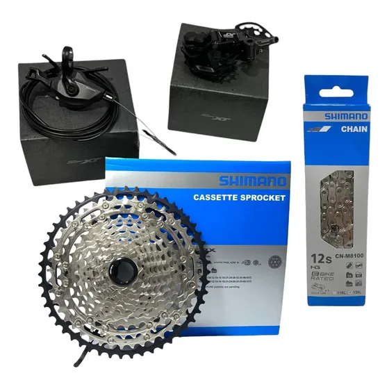 Kit Parcial Shimano 12v Deore Xt M8100 10/51d Micro Spline