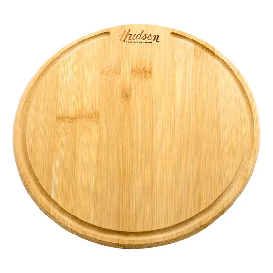 Set 2 Tablas 25 Cm Hudson Platos Asado Parrilla Circular