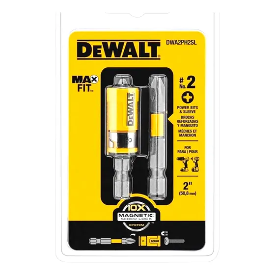 Set Destornillador Impacto Taladro Dewalt Max Fix Phillips