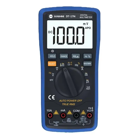 Multimetro Sunshine Dt-17n Automatico
