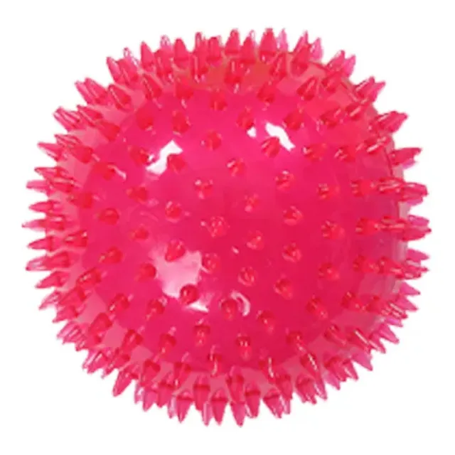 Spiky Ball Pelota Con Pinchos 7 Cm Pawise Color Rosa Chicle