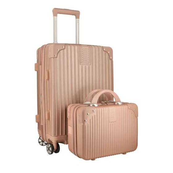 Setx2 Valija Carry On Cabina C/ Neceser Beauty Rígido Chica