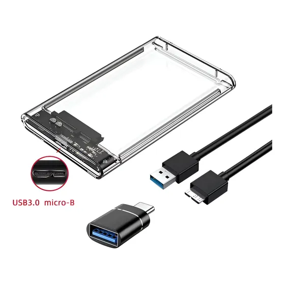 Case Externo Disco Duro 2.5 Sata Ssd Laptop Usb 3.0