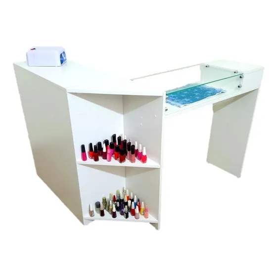 Mesa Manicure Atendimento Gaveta Farmácias 100%mdf Lojas 