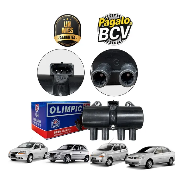 Bobina Aveo Optra Limited Spark Meriva Luv Dmax 3 Pines 