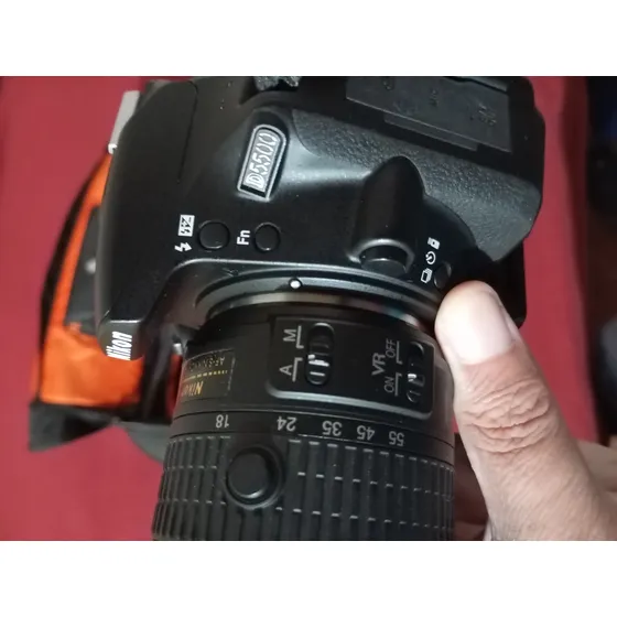 Nikon D5500 Dslr Negro, 16.2 Mpx, Wi-fi, Full Hd, 3000 Shots