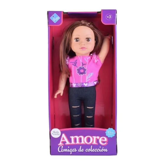 Muneca Coleccion Amore Moda Y Estilo 45 Cm Tm1 7560 Ttm