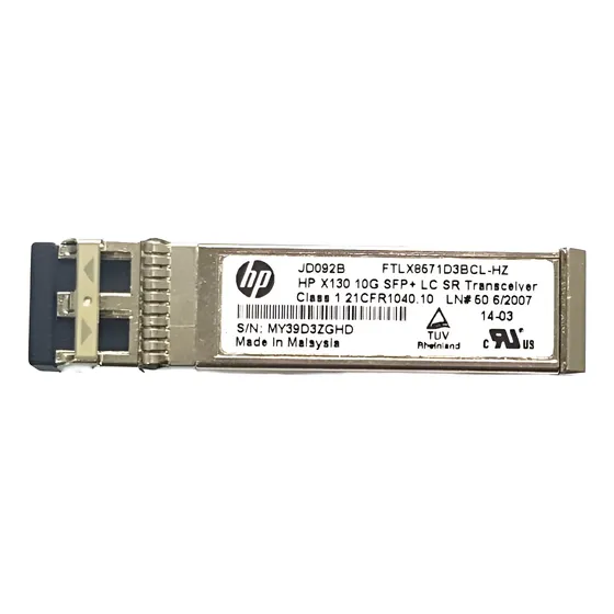 Transceiver Hpe X130 10g Sfp+lc Sr 10gps