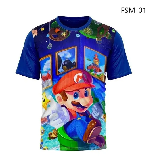 Franela De Mario Bros