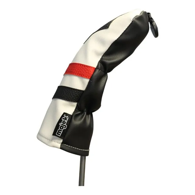 Majek Retro Palo Golf Color Blanco Rojo Negro Clasico 3