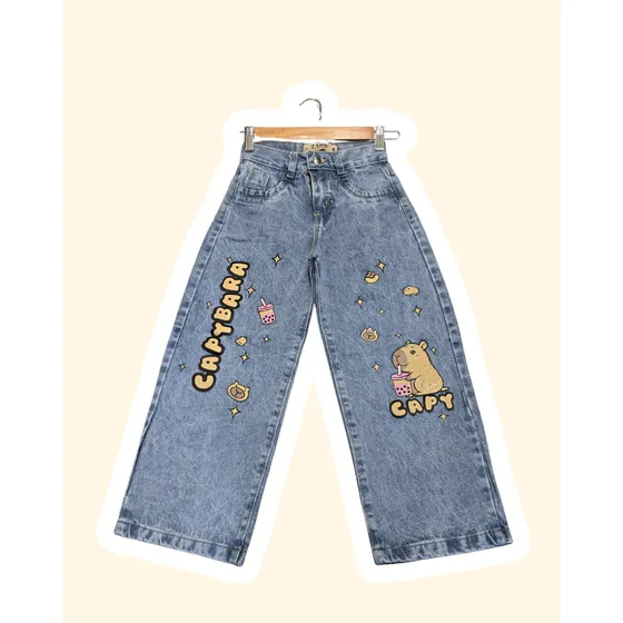Pantalones Almendra Kids Capy Niñas Talle 6 A 16