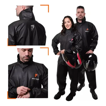 🛡️ *PROTEÇÃO CONTRA CHUVA E FRIO*

*Capa De Chuva Moto Pioneira Impermeável PVC Motoqueiro*  
~R$ 155,38~ → *R$ 80,90*  
💥 *47% OFF*

✅ Material PVC impermeável - fique seco em qualquer tempestade  
✅ Ajuste confortável que protege contra o frio  
✅ Fácil