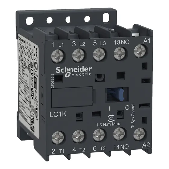Mini Contactor Tripolar 9a 1na 220v Schneider Electric Lc1k0910m7