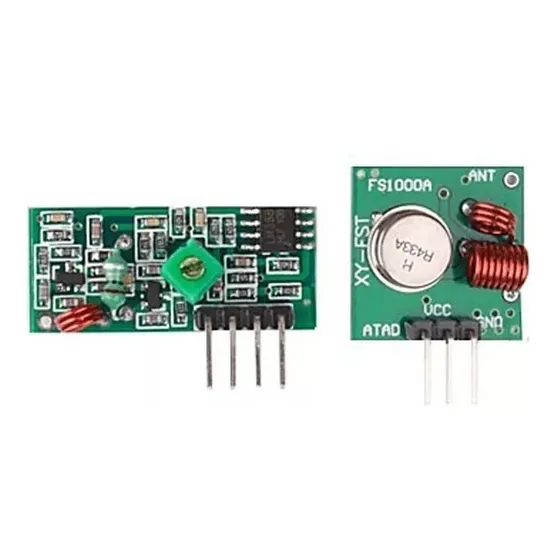 Modulo Rf Transmisor Y Receptor 433 Mhz 