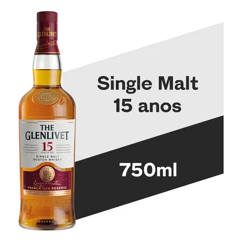 Whisky The Glenlivet 12 Anos Double Oak 750ml Single Malt