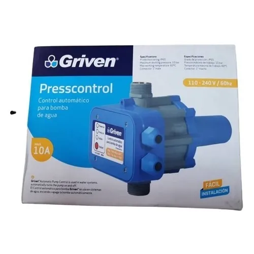 Press Control Griven Control Automático Para Bomba De Agua