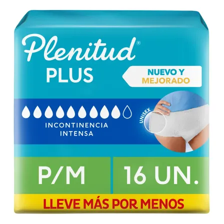 PANT ADULTO PLENITUD PROTECT PLUS P/M | 16 unidades