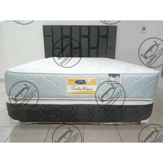 Colchon Marca Colflex Dallas Classic Ortopedico Tamaño Queen
