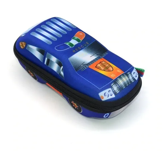 Estojo Escolar Rígido 3d  Carro - P/ Lápis Caneta   1 Peça