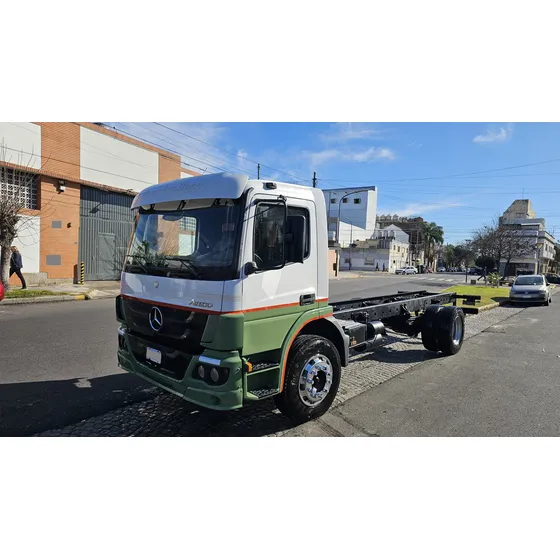 Mercedes Benz Atego 1418 Chasis Largo Gratis Sepinta Blanco 