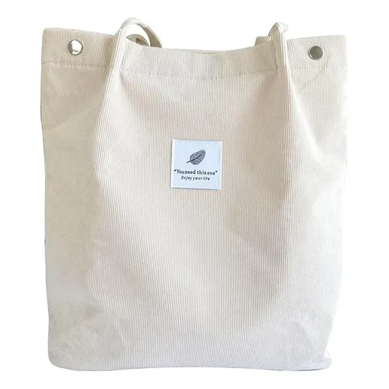 Yanzhou Canvas Tote Bag For Women, Large Capacity Y12kc