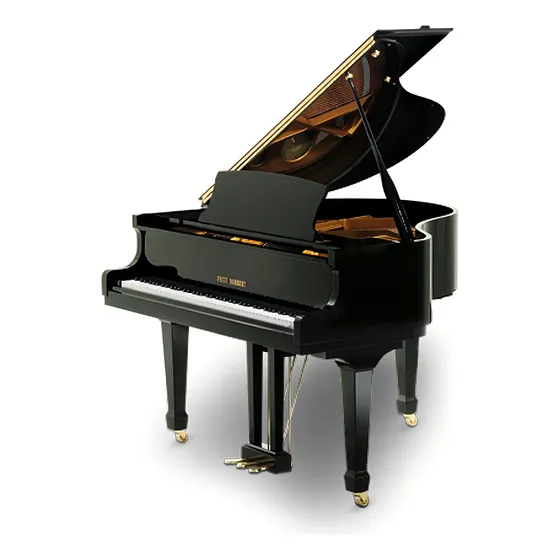 Piano Fritz Dobbert 1/4 Cauda Cs150 Acústico Cs 150 Cor Preto