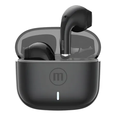 Audífonos Bluetooth Inalámbricos Maxell Elio 12 Horas Negro