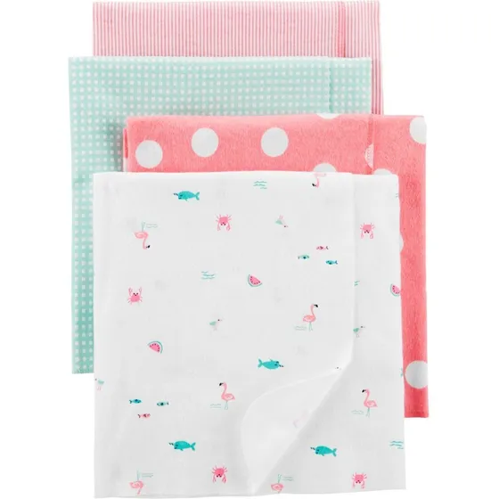 Setx4 Carters Sabanas Recibidores Huellas Manta  Mvd Kids