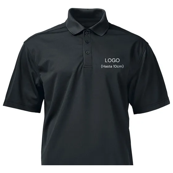 Uniforme Polo - Dry (logo Solo Adelante) Negro S