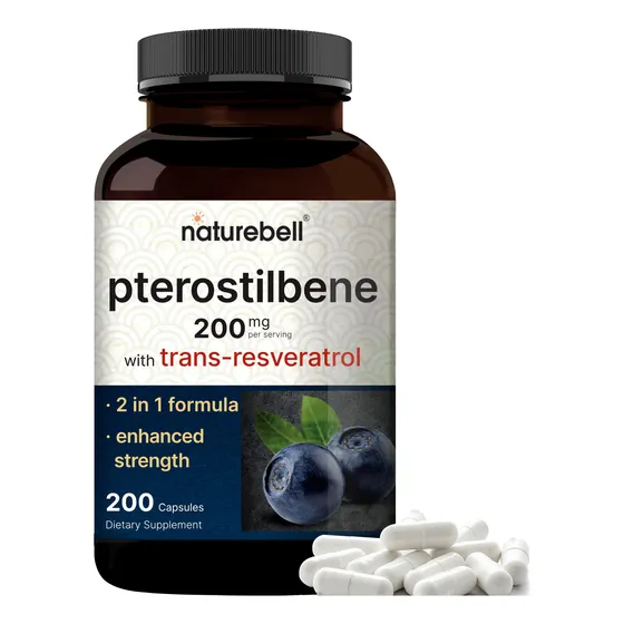 Suplemento Naturebell De Pterostilbeno 200 Mg Con Trans-resv