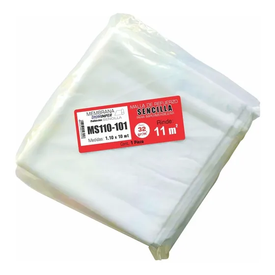 Malla Refuerzo Impermeabilizar Membrana Techo 1.10 X 10 Mts