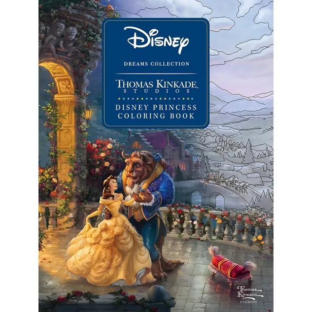 Libro Para Colorear Colección Sueños De Disney Y Princesas