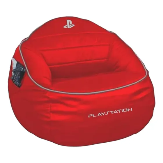 Puff  Gamer2 Redondo Cuero Sintético Varios Colores